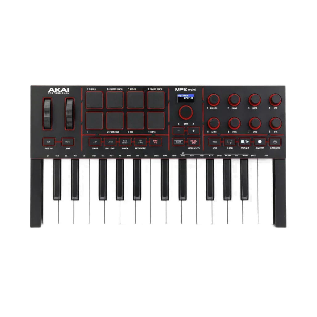 AKAI Professional MPK Mini IV MIDI Keyboard