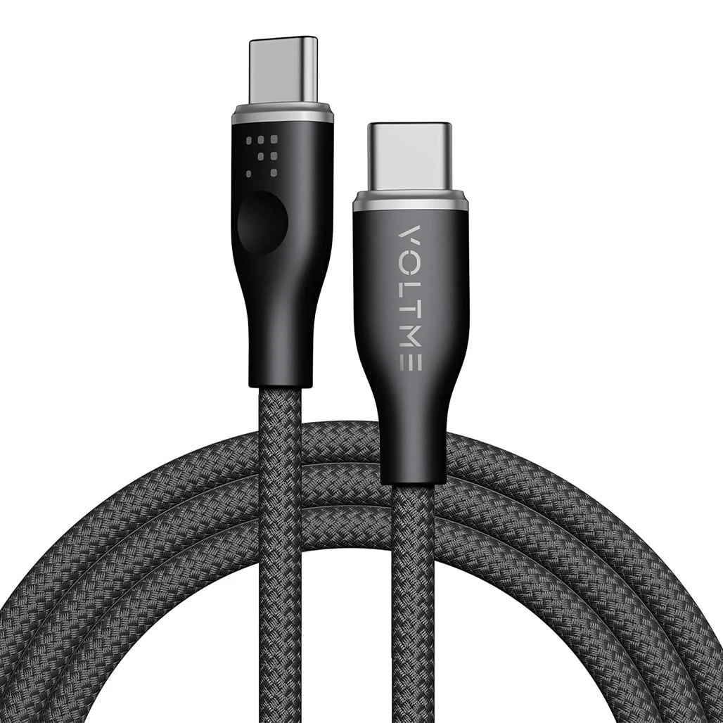 Voltme Powerlink Rugg Double Nylon Cable Type C to C - 1.8M (60W)