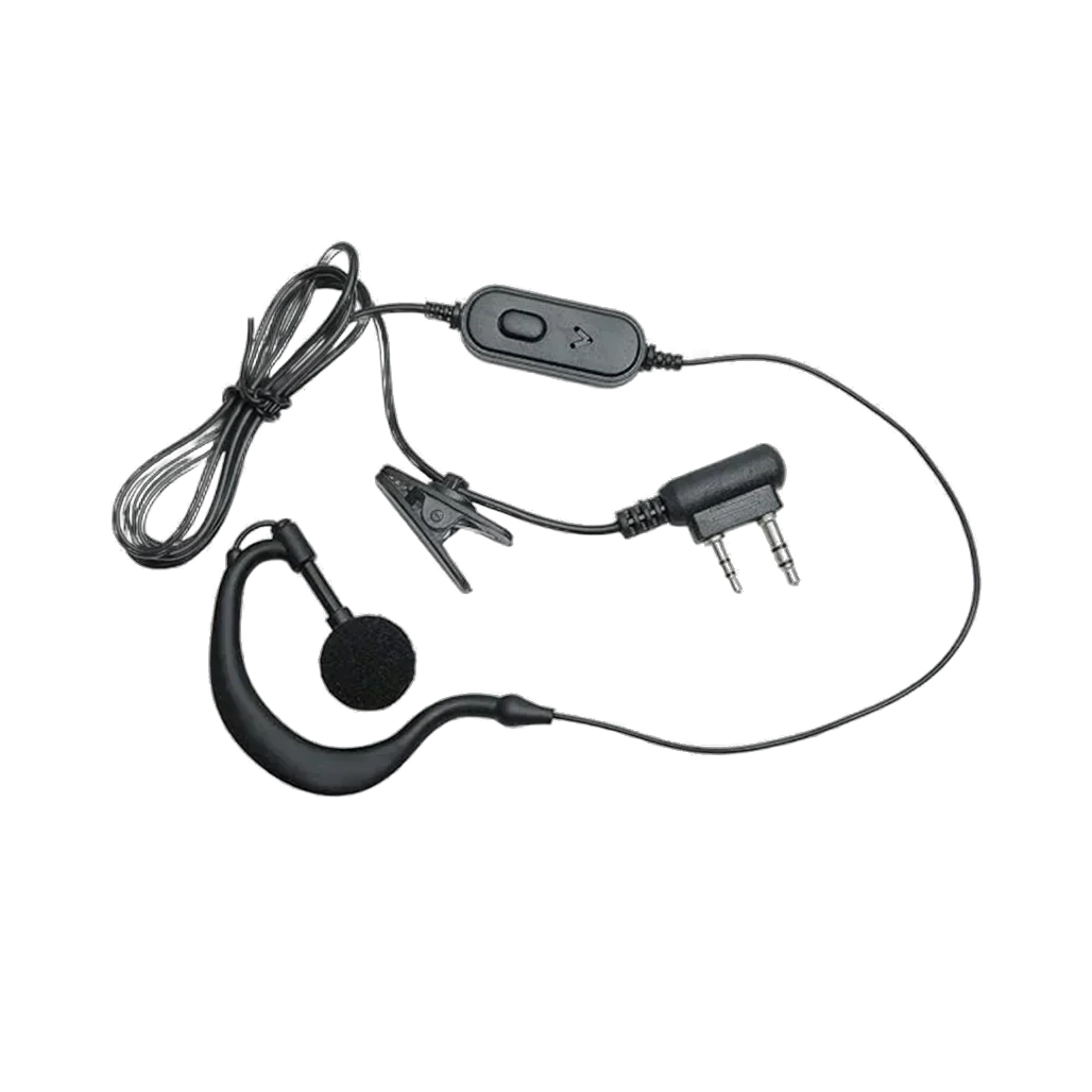BAOFENG Walkie Talkie Earpiece with Mic - 2 Pin (BF210)