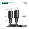 UGREEN USB-C to USB-C PD60W Fast Charge Cable, Available in 0.5M, 1M, 1.5M, 2M, 3M - US286 50996 50997 60518 50998 60520 60788