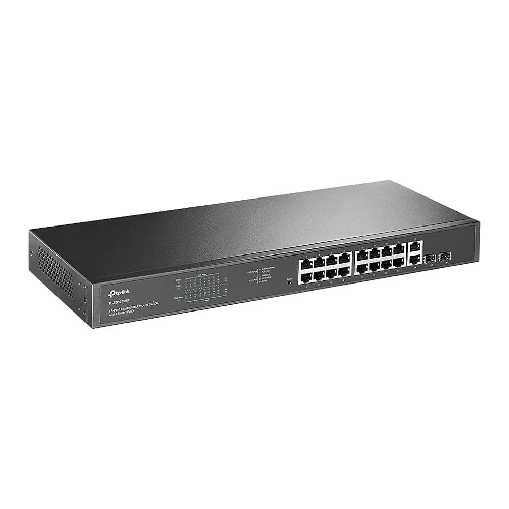 TP-Link TL-SG1218MP 18-Port POE+ Gigabit Rackmount Network switch