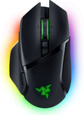 Basilisk V3 Pro - Black Customizable Wireless Gaming Mouse: Fast Optical Switches Gen-3 - HyperScroll Tilt Wheel - Chroma RGB - 11 Programmable Buttons