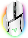 Basilisk V3 Pro - White Customizable Wireless Gaming Mouse: Fast Optical Switches Gen-3 - HyperScroll Tilt Wheel - Chroma RGB - 11 Programmable Buttons