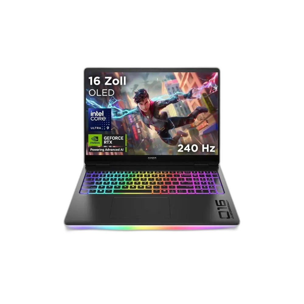 HP Omen Max 16 Ryzen 9 HX375 RTX 5080 32GB 1TB 16″ WQXGA