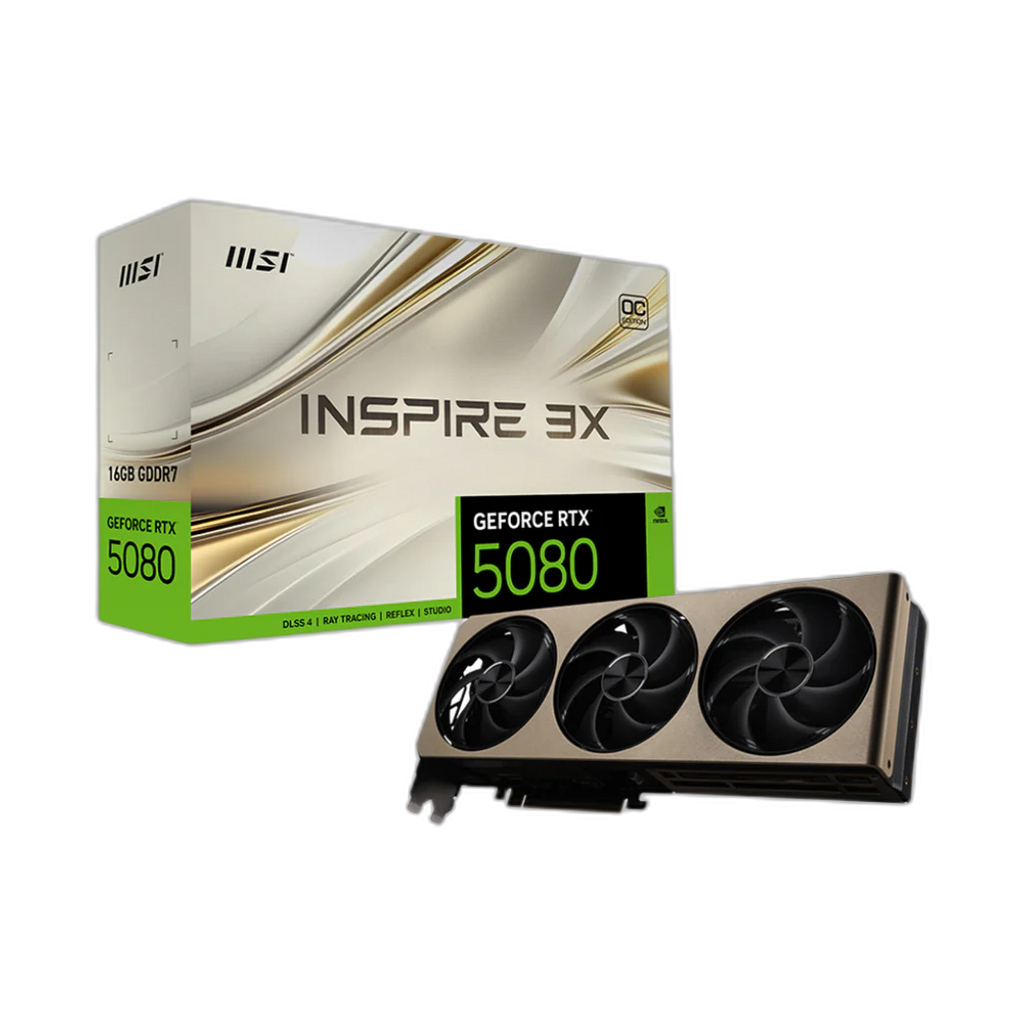MSI GeForce RTX 5080 16G INSPIRE 3X OC