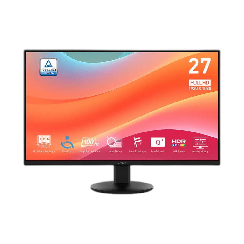 MSI Pro MP272L 27" FHD 100Hz 1ms IPS