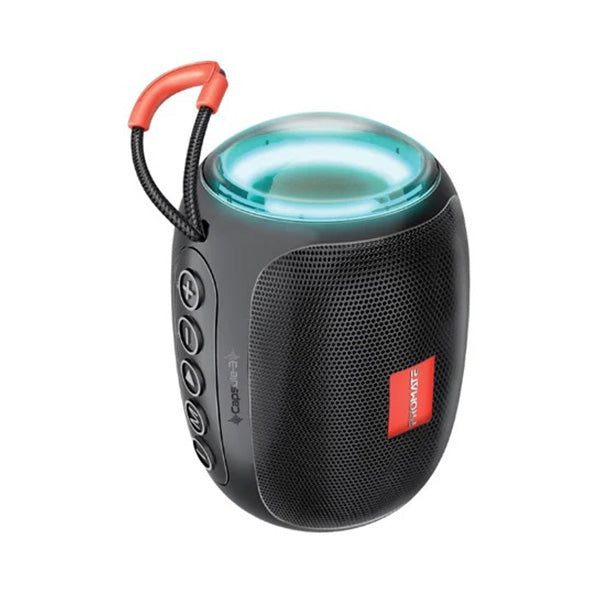 Promate Capsule-3 LumiFlux Black - Wireless Speaker
