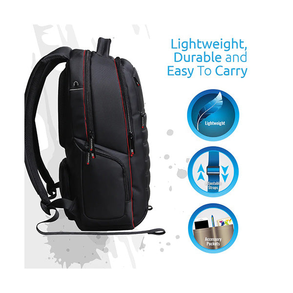 Promate REBEL-BP, Laptop Backpack with Spacious Design for 15inch Laptop