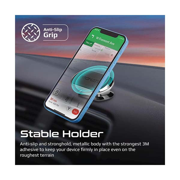 Promate Magnetto-3 - 360° Anti-Slip Magnetic Mount