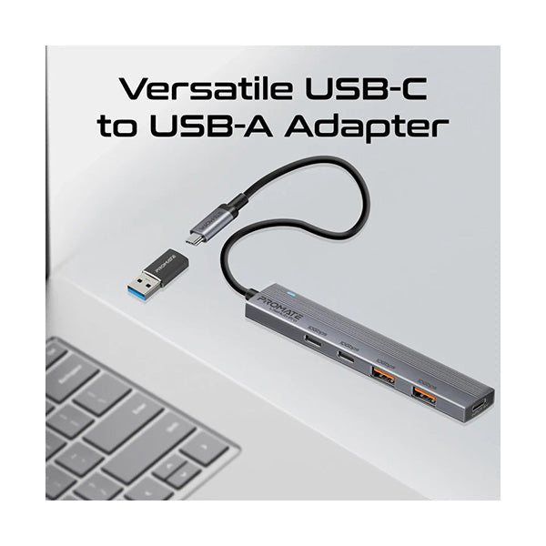 Promate LITEHUB-PRO, Multi-Port 10Gbps USB-C Data Hub