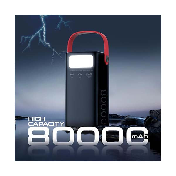 PowerMine-80, 80000mAh High-Capacity 65W Fast-Charging Power Pack