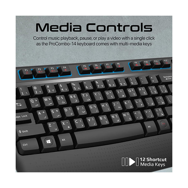 PROCOMBO-14.E/A, Wireless Keyboard and Mouse Combo