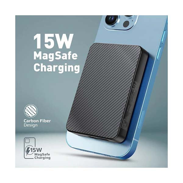 TransPack-5, Transparent 15W MagSafe Wireless Charging Power Bank