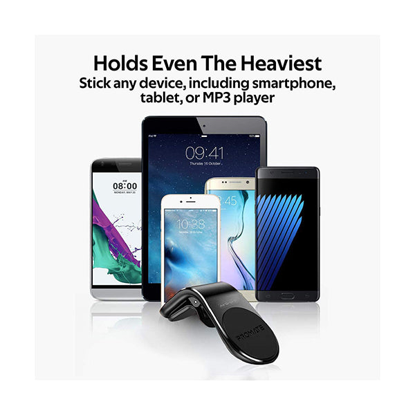 AirGrip-3 AC Vent Phone Holder, Universal Air Vent Magnetic Holder with Quick Clip Mounting, Secure Vent Grip, Anti-Slip and 360 Degree Rotation Phone Car Mount for Smartphones, GPS