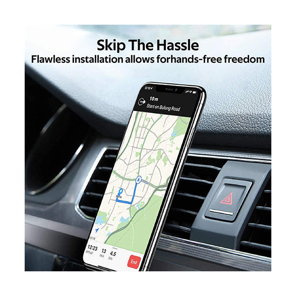 AirGrip-3 AC Vent Phone Holder, Universal Air Vent Magnetic Holder with Quick Clip Mounting, Secure Vent Grip, Anti-Slip and 360 Degree Rotation Phone Car Mount for Smartphones, GPS
