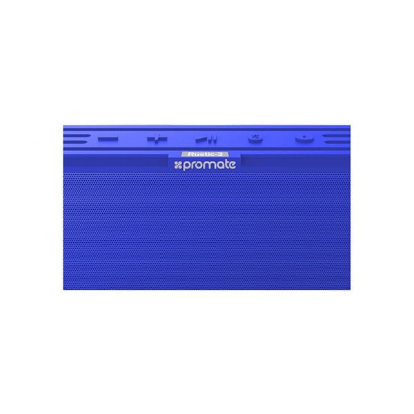 Promate Bluetooth v4.2 Water Resistant IPX6 Speaker With TWS Micro SD & AUX Playback | RUSTIC-3. BLUE
