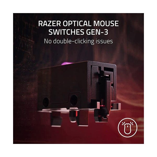Razer Viper V2 Pro HyperSpeed Wireless Gaming Mouse: 58g Ultra-Lightweight - Optical Switches Gen-3 - 30K Optical Sensor - On-Mouse DPI Controls - 80hr Battery - USB Type C Cable Included - RZ01-04390100-R3G1
