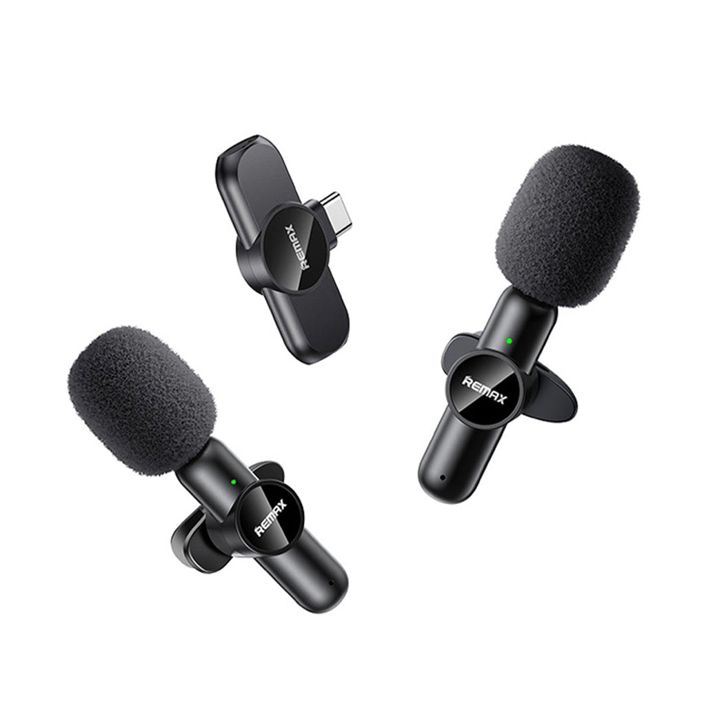 REMAX K10 Type C One-to-Two Live-Stream Wireless Mic
