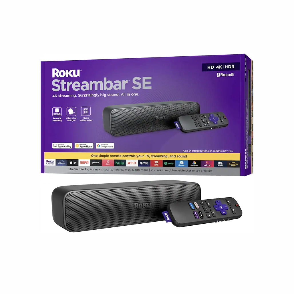 Roku Streambar SE 2-in-1 TV Soundbar 9104R.