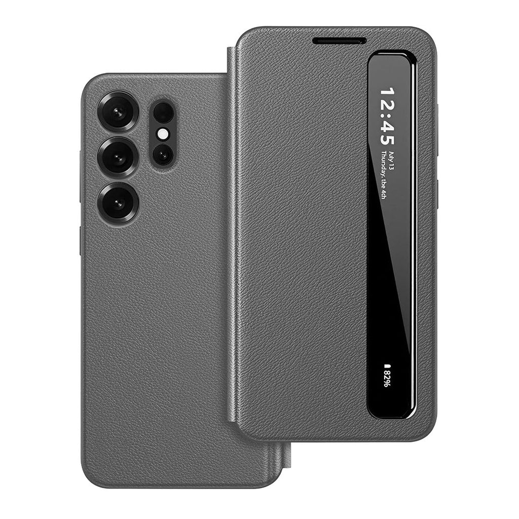 Smart Clear View Flip Cover Case for Samsung Galaxy S26 Ultra