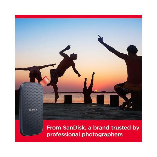 anDisk 2TB Extreme PRO Portable SSD with USB4, Up to 3800 MB/s Read and 3700MB/s Write, USB-C, USB 3.2, Backwards Compatible, IP65 Water and Dust Resistance - SDSSDE82-2T00-G25