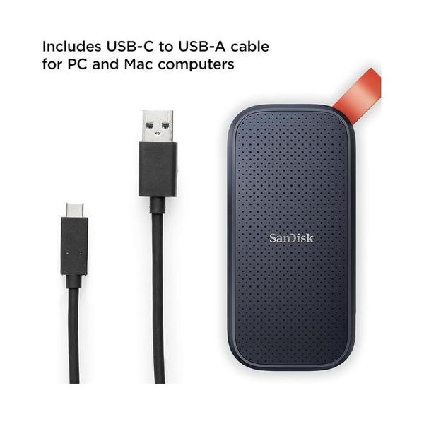 anDisk 2TB Extreme PRO Portable SSD with USB4, Up to 3800 MB/s Read and 3700MB/s Write, USB-C, USB 3.2, Backwards Compatible, IP65 Water and Dust Resistance - SDSSDE82-2T00-G25