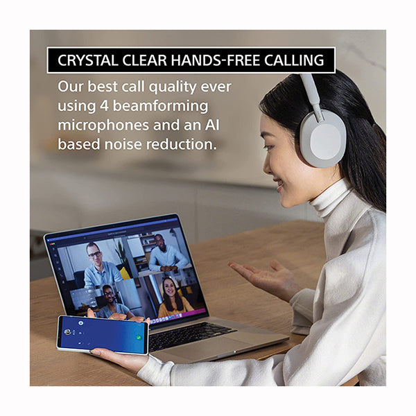 Sony WH-1000XM5 Wireless Industry Leading Noise Canceling Optimizer Headphones, Crystal Clear Hands-Free Calling, Alexa Voice Control