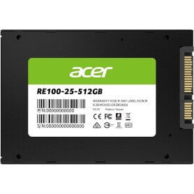 Acer Sata Hard Drive 512Gb Ssd Sata III 6.0 Gb/S RE100