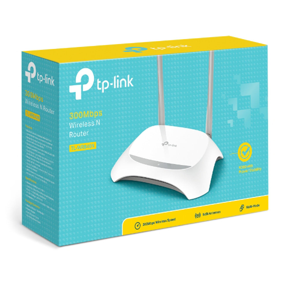 TP-Link TL-WR840N V6.20 300Mbps Wireless N Speed Router