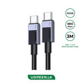 UGREEN L512-45065 USB-C to USB-C PD100W Cable - 3M