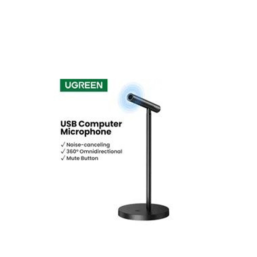 UGREEN Desktop USB Microphone Smart Noise Cancelling Function