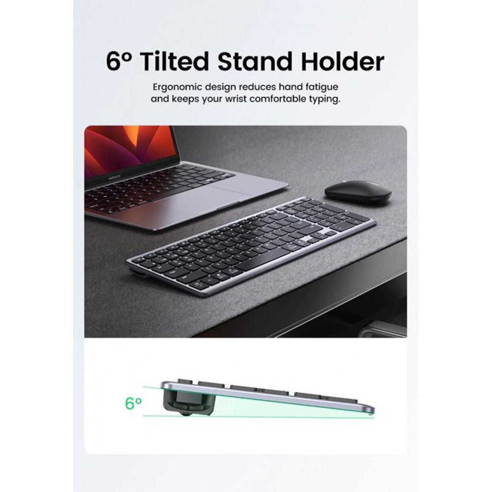 UGREEN Ultra Slim Wireless & Bluetooth Keyboard | 15258