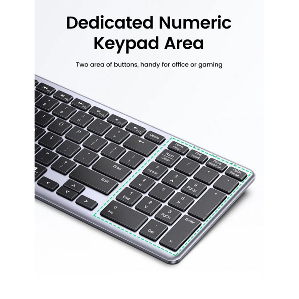 UGREEN Ultra Slim Wireless & Bluetooth Keyboard | 15258