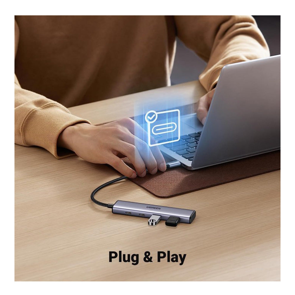 UGREEN 4-in-1 USB-C Hub (2x USB 3.0 + 2x USB-C)