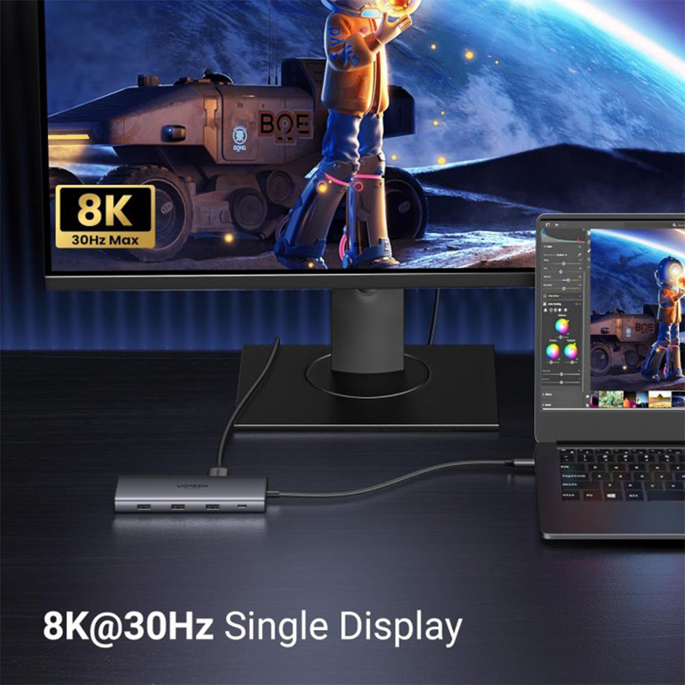 UGREEN REVODOK Dual Display 10-In-1 USB-C Hub