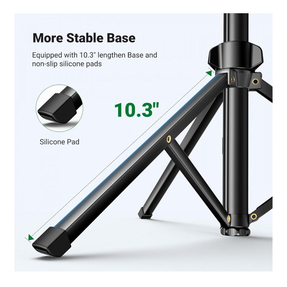 UGREEN Dual Function Selfie Stick & Tripod with Bluetooth Remote, Expandable form 58.4cm to 178cm