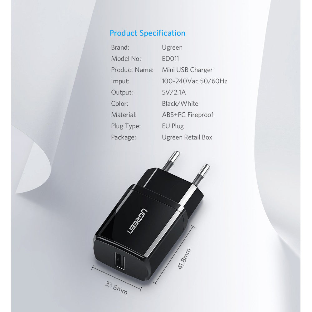 UGREEN USB-A Cell Phone Smart Charger