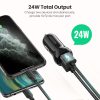 UGREEN 24W Dual USB Fast Car Charger