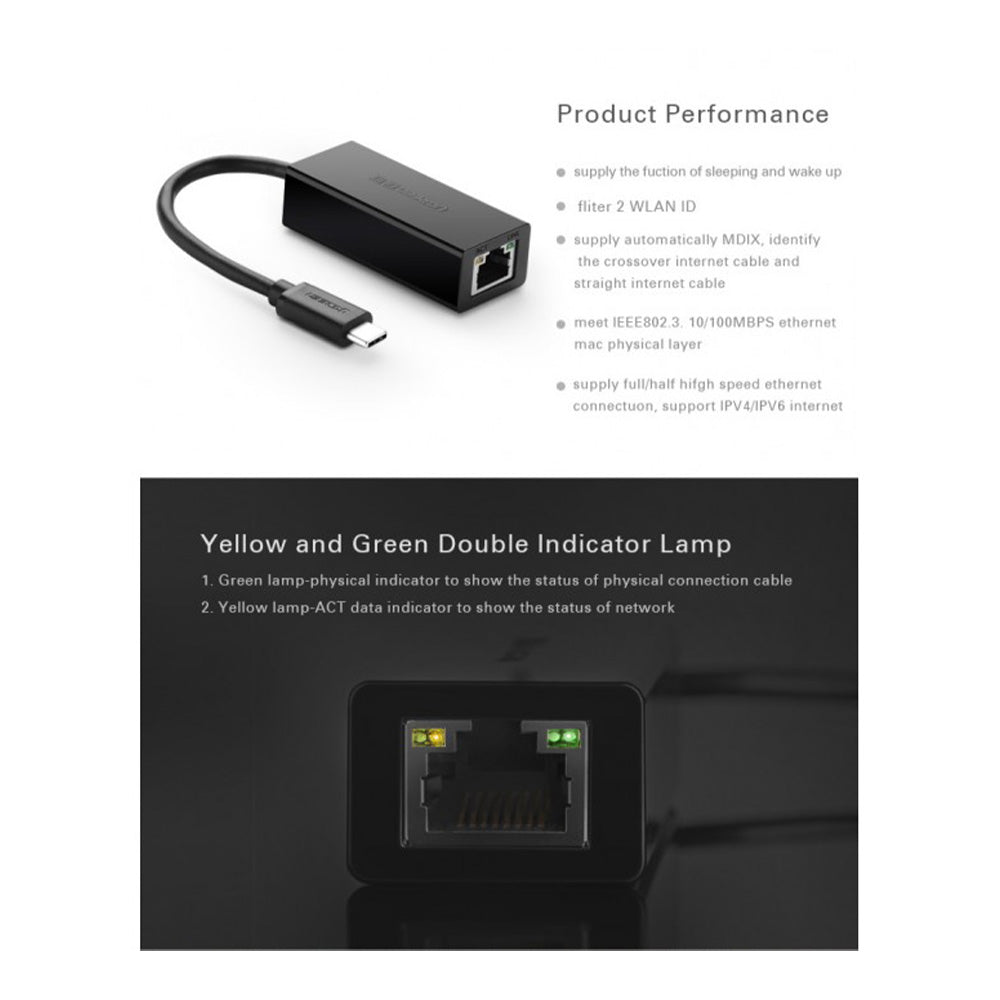 UGREEN USB-C Ethernet Adapter