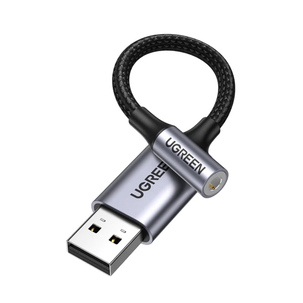UGREEN USB-A to 3.5mm Jack Audio Adapter