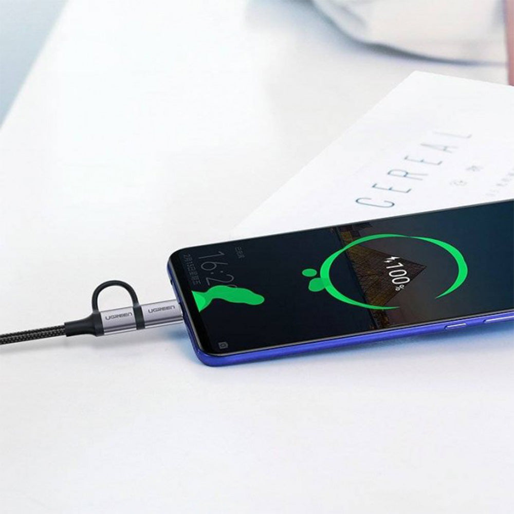 UGREEN USB To 2 In 1 Micro USB + USB-C