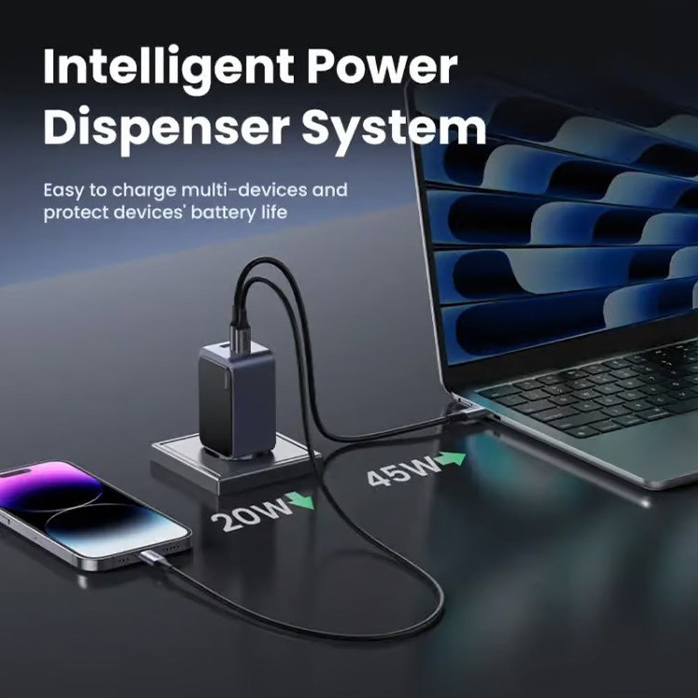 UGREEN 65W GaN Tech Chip Triple Port Charger