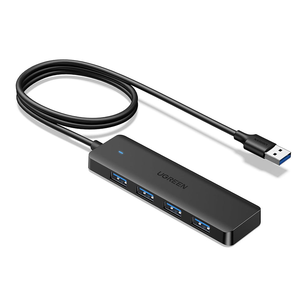 UGREEN USB 3.0 to 4- Port USB 3.0 Hub, with Power Port - 1M