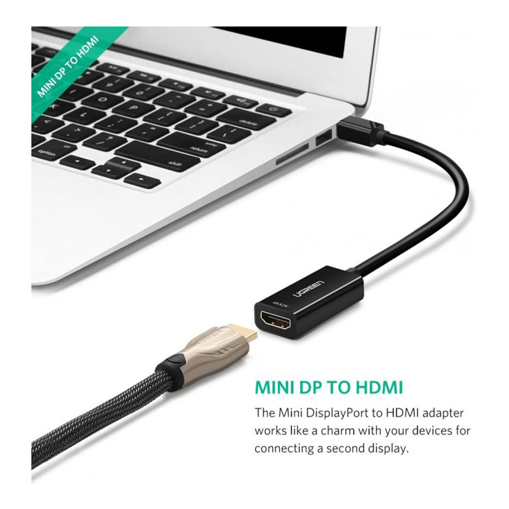 UGREEN Thunderbolt 2.0 4K Mini Display Port Male to VGA + HDMI Female Converter - MD115 20421