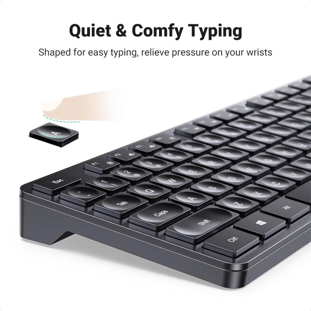 UGREEN Pro 2.4Ghz Wireless Keyboard (En/Ar) And Mouse Combo