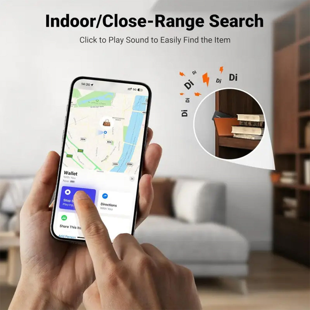 UGREEN Ultra-Slim Bluetooth Tracker for Wallets & Keys