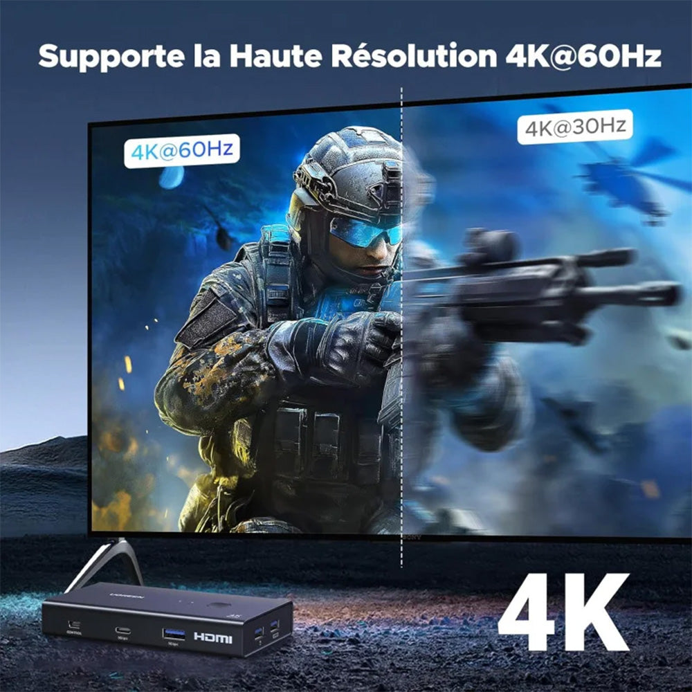 UGREEN 4K 2Ports HDMI KVM Switch Box