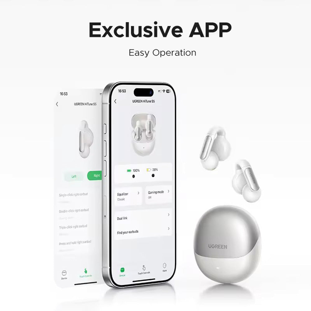 UGREEN HiTune S3 Open Wearable Ear Clip True Wireless Earbuds