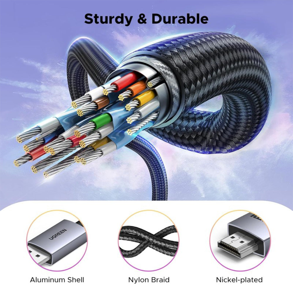 UGREEN HDMI to Display Port Cable, 4K@60Hz,1080P@240Hz/120Hz, Fast & Stable Transmission