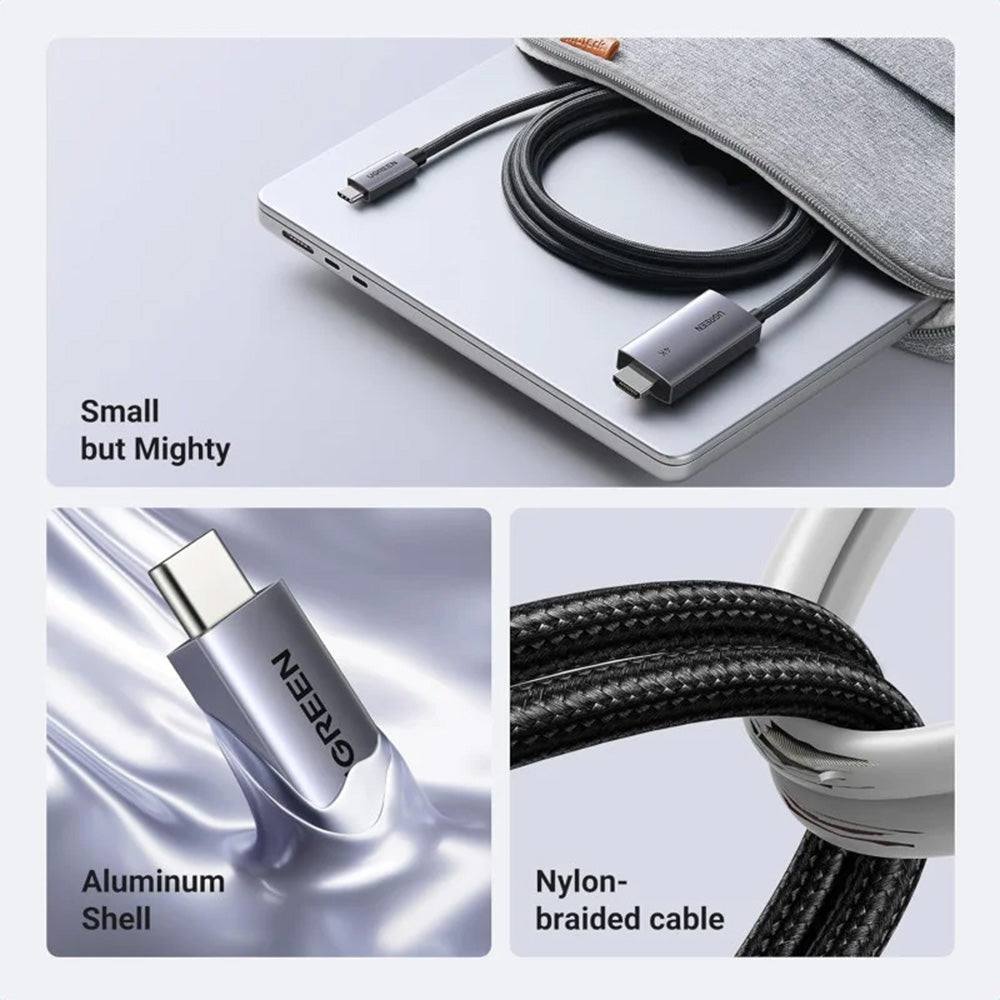 UGREEN 4K @ 60Hz 2in1Display + Charging USB-C to HDMI Cable